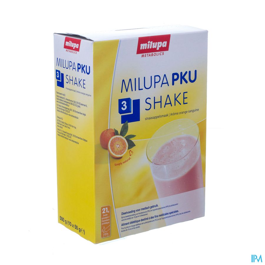 Milupa Pku 3 Shake Orange Sach 10x50g Milupa Pku 3 Shake Orange Sach 10x50g
