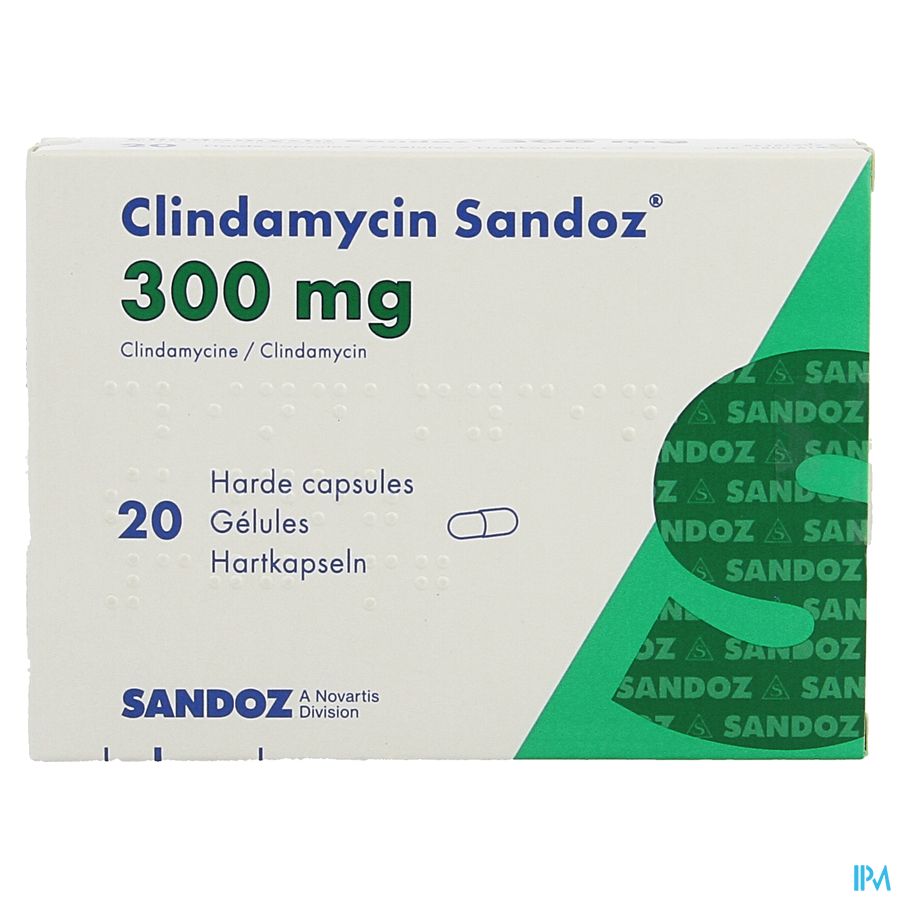 Clindamycin Sandoz Harde Caps 20x300mg 3