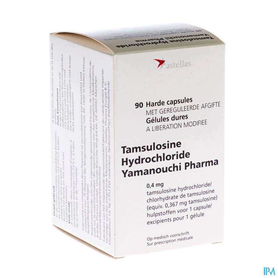 Tamsulosine Astellas Pi Pharma Caps 90x0,4mg Pip Tamsulosine Astellas Pi Pharma Caps 90x0,4mg Pip