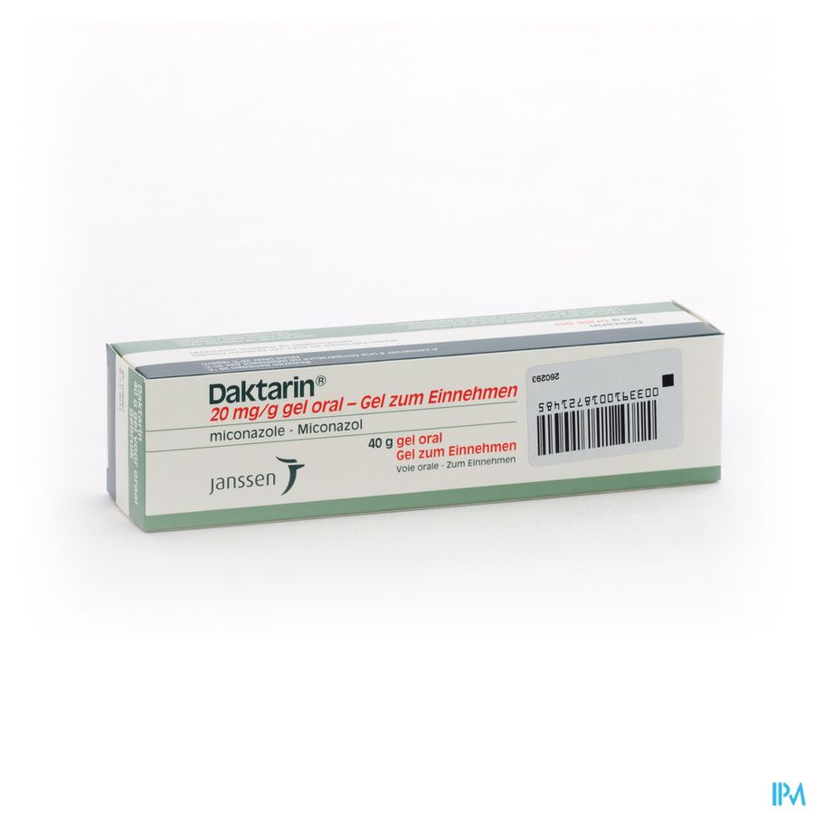 Daktarin Gel Per Os 1 X 40g 20mg/g Daktarin Gel Per Os 1 X 40g 20mg/g