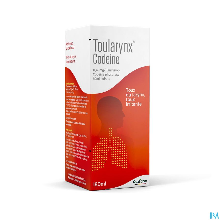 Toularynx Codeine Sir 180ml Toularynx Codeine Sir 180ml