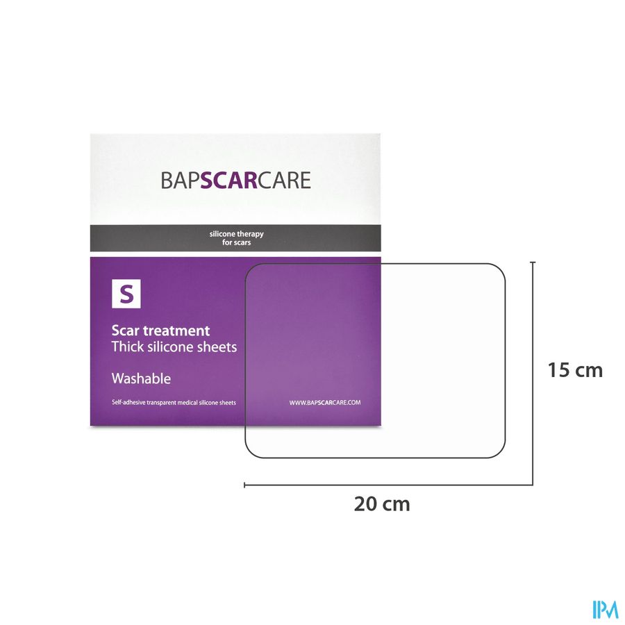Bap Scar Care S Silicoonverb Adh 15x 20cm 2 Stuks