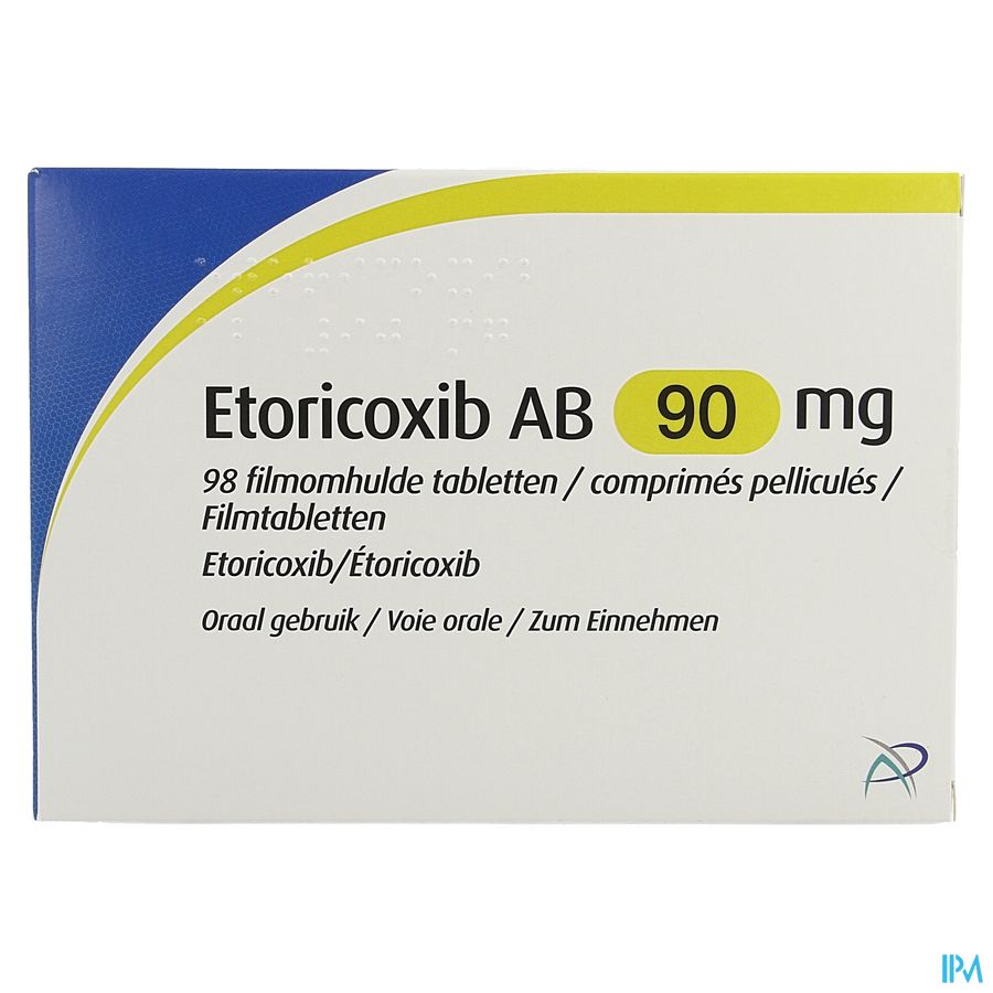 Etoricoxib Ab 90mg Comp Pell 98 X 90mg 1