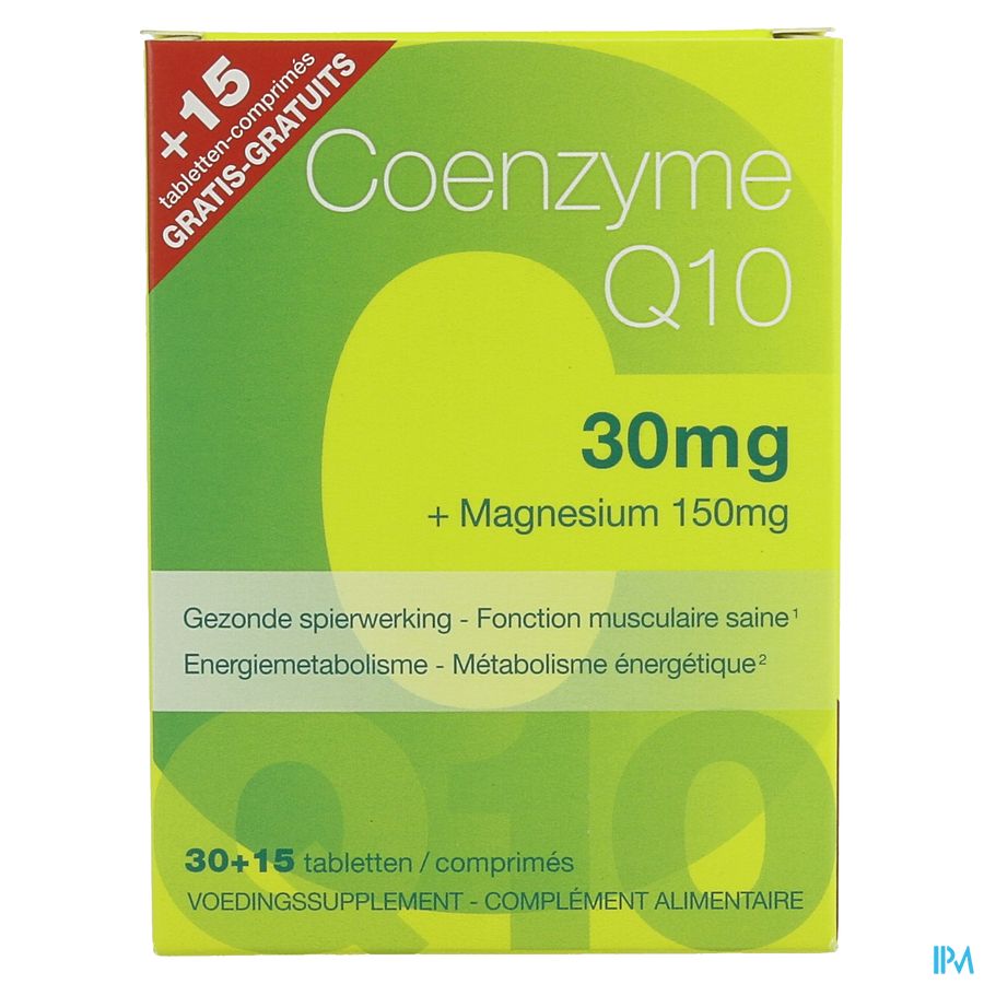 Coenzyme Q10 30mg+mg Energq 30+15 Comp Revogan 1