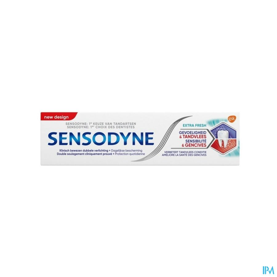 Sensodyne Sens. Gencives Dentifr. Extra Fresh 75ml Sensodyne Sens. Gencives Dentifr. Extra Fresh 75ml