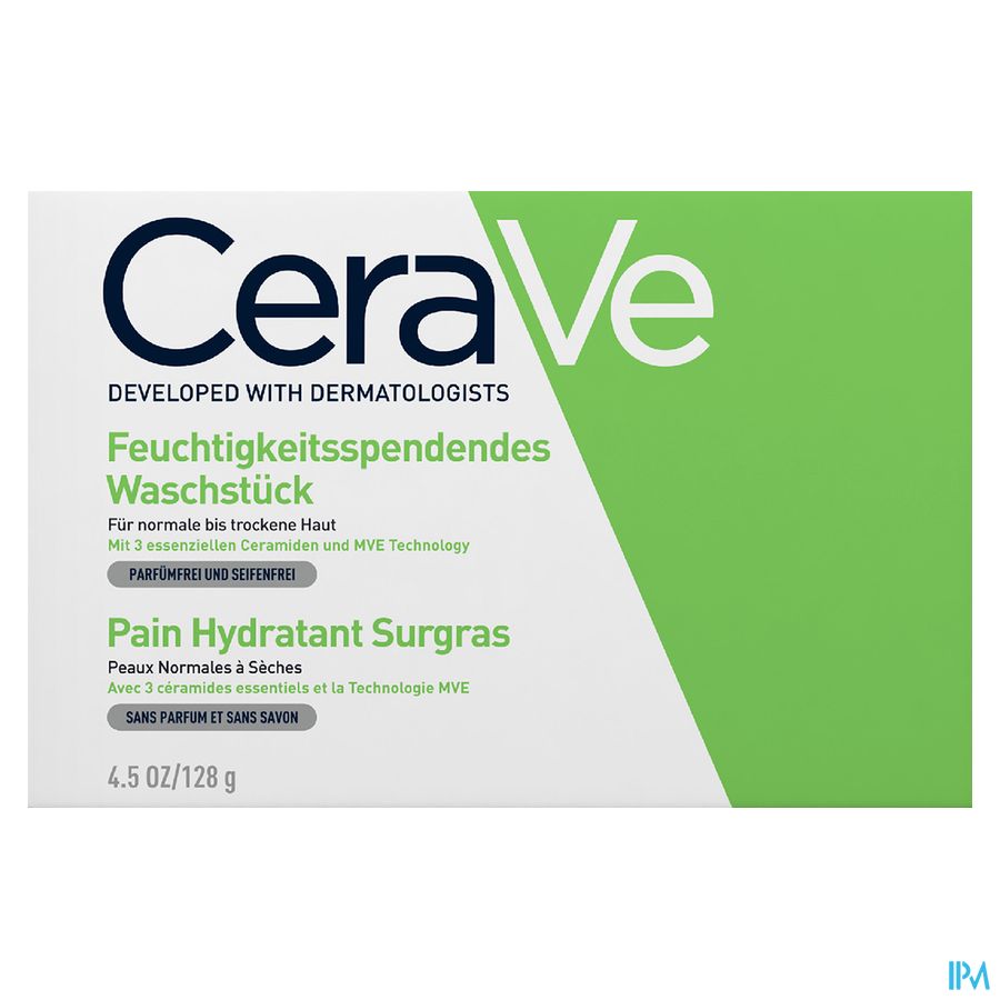 Cerave Pain Hydratant Surgras 128g 3