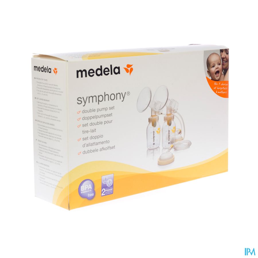 Medela Set Symphony Dubbel Borstpomp 2