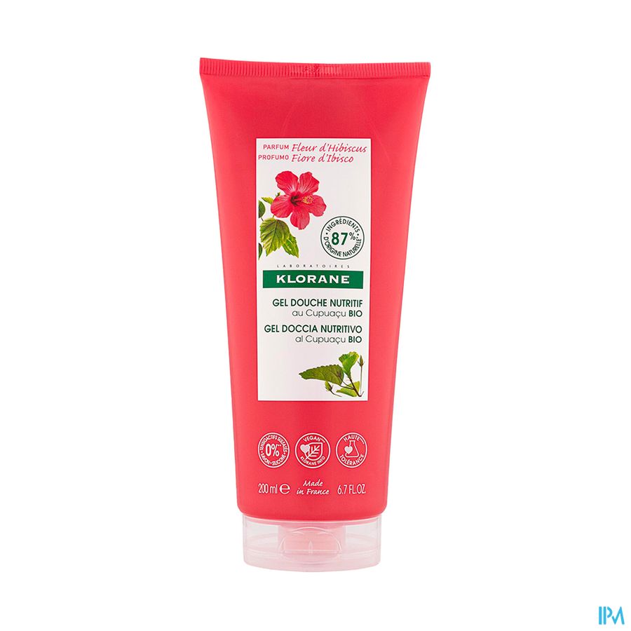 Klorane Lichaam Douchegel Hibiscusbloem 200ml Nf Klorane Lichaam Douchegel Hibiscusbloem 200ml Nf