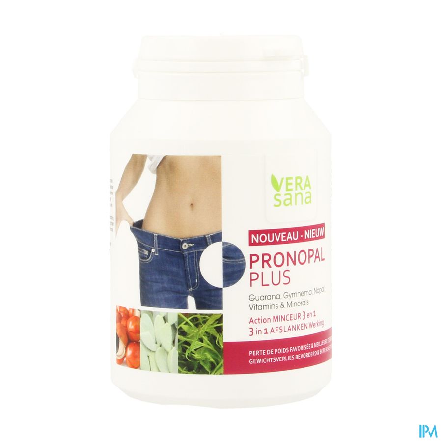 Pronopal Plus Afslanken 3in1 Pot Caps 90 Vera Sana Pronopal Plus Afslanken 3in1 Pot Caps 90 Vera Sana