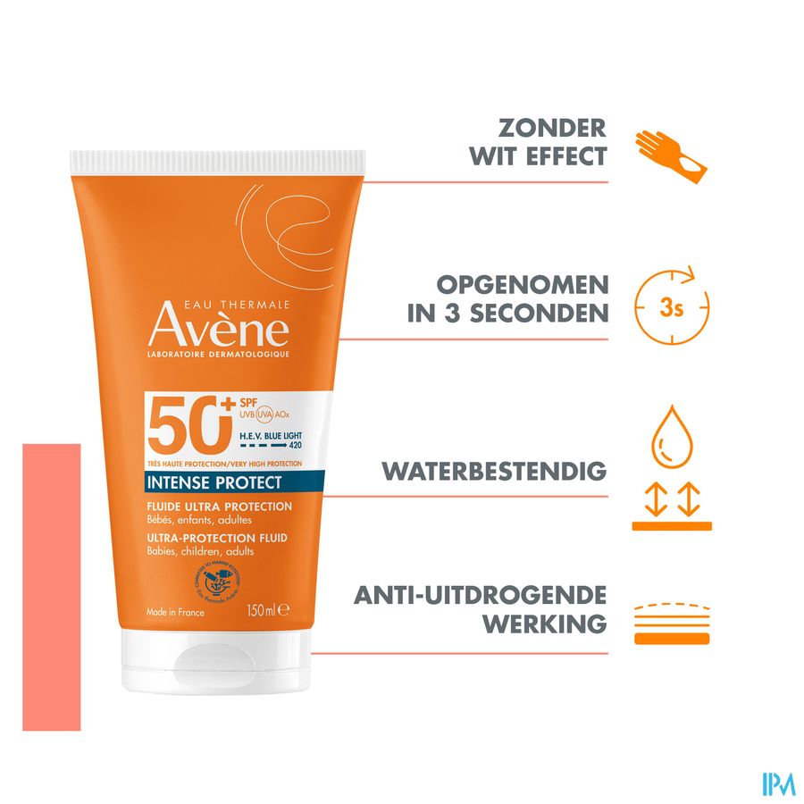 Avene Zon Spf50+ Intense Protect 50+ Fluide 150ml 12