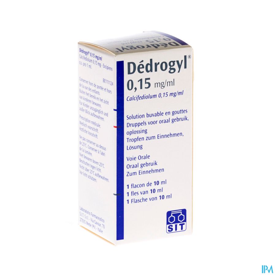 Dedrogyl Gutt Or 1 X 10ml 0,15mg/ml Dedrogyl Gutt Or 1 X 10ml 0,15mg/ml