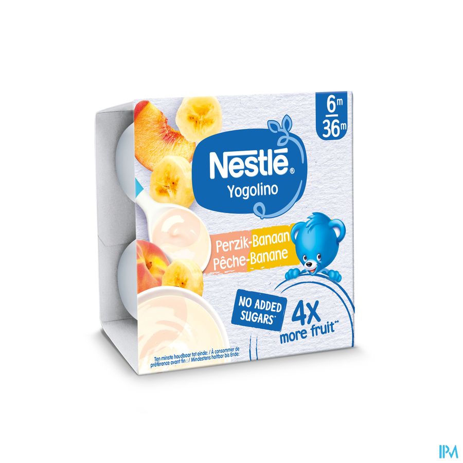 Nestle Yogolino Banaan Perzik 4x90g