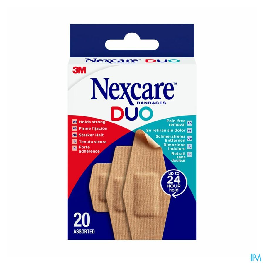 Nexcare 3m Duo Pansement Assortiment 20 2