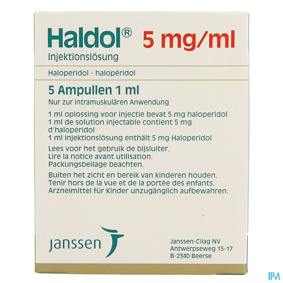 Haldol Amp 5 X 5mg/1ml 4