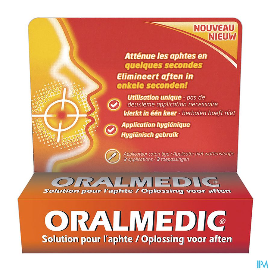 Oralmedic Contre Aphtes Applicateur 3 Oralmedic Contre Aphtes Applicateur 3
