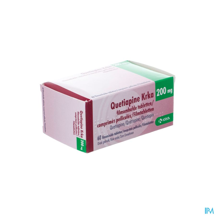 Quetiapine Krka 200mg Comp Pell 60 Quetiapine Krka 200mg Comp Pell 60
