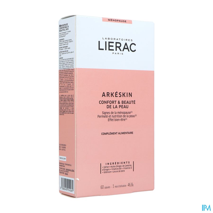 Lierac Arkeskin Menopause A/age Caps 60 Lierac Arkeskin Menopause A/age Caps 60