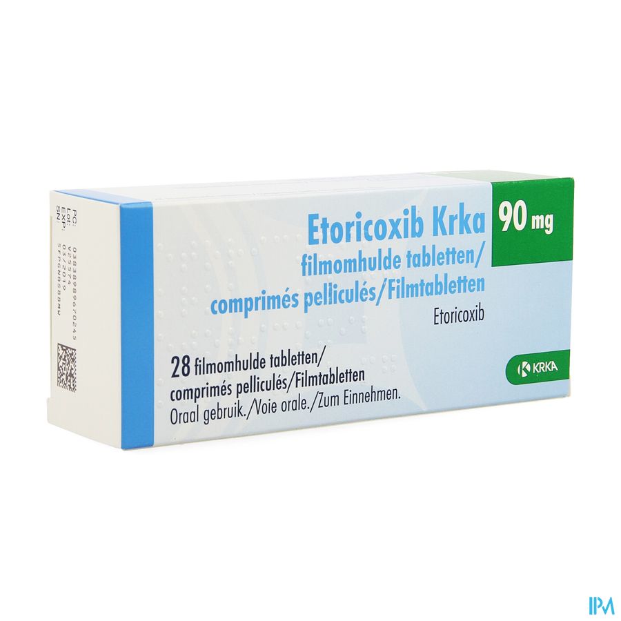 Etoricoxib Krka 90mg Filmomh Tabl 28 X 90mg Etoricoxib Krka 90mg Filmomh Tabl 28 X 90mg