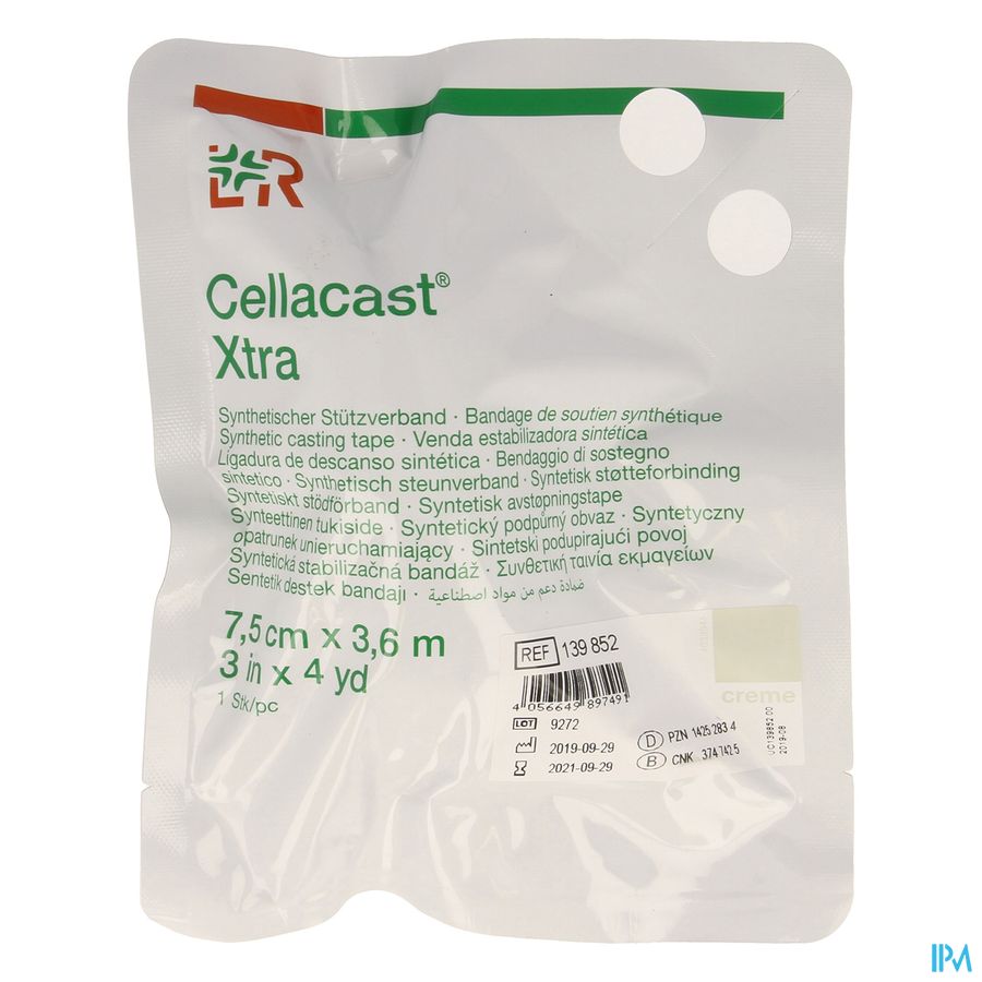 Cellacast Xtra Gipswindel Creme 7,5cmx3,6m 139852 Cellacast Xtra Gipswindel Creme 7,5cmx3,6m 139852