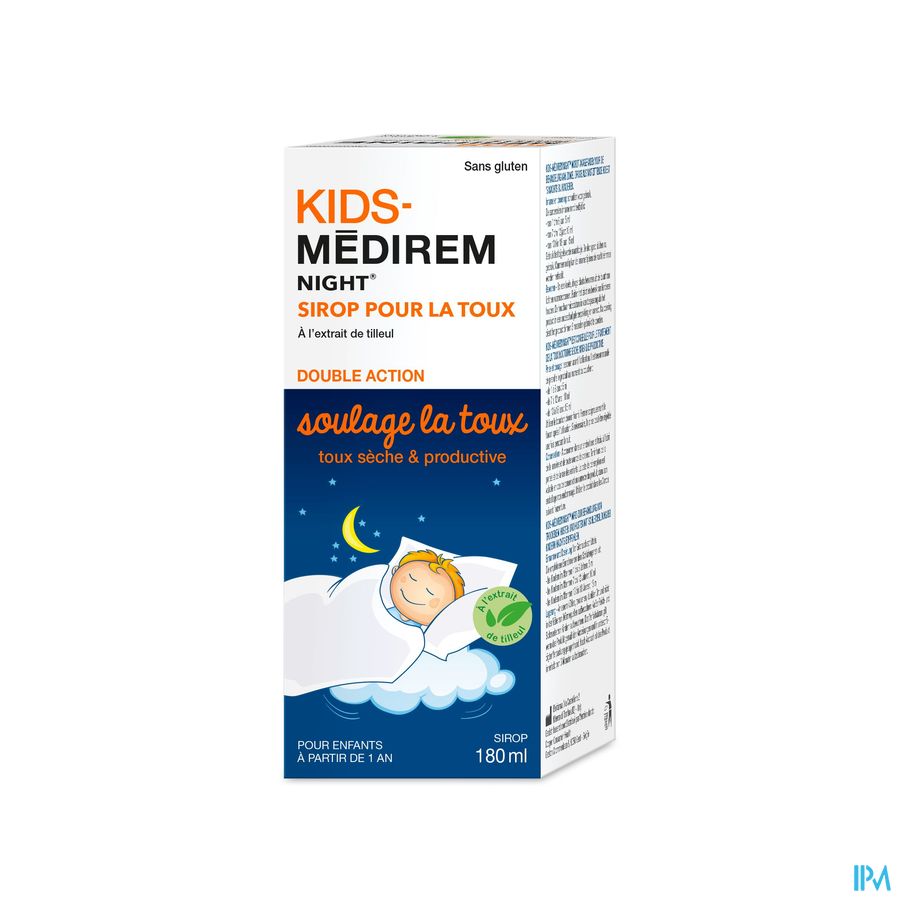 Kids Medirem Night Sirop Contre La Toux 180ml Kids Medirem Night Sirop Contre La Toux 180ml