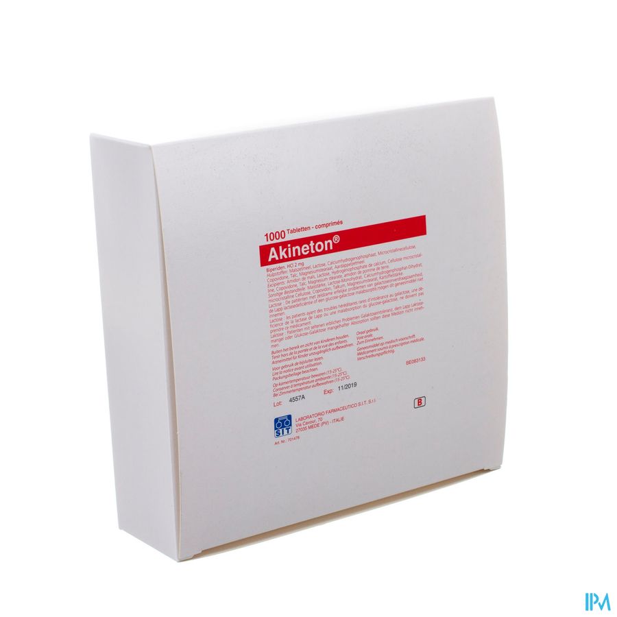 Akineton 1000 Tabl 2mg Akineton 1000 Tabl 2mg