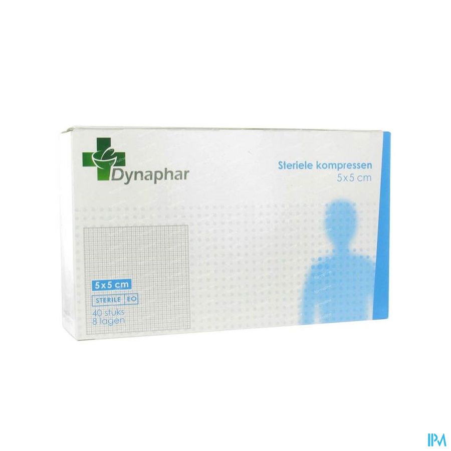 Dynaphar Kompres 8pl 5,0x 5,0cm 40 35201 Dynaphar Kompres 8pl 5,0x 5,0cm 40 35201