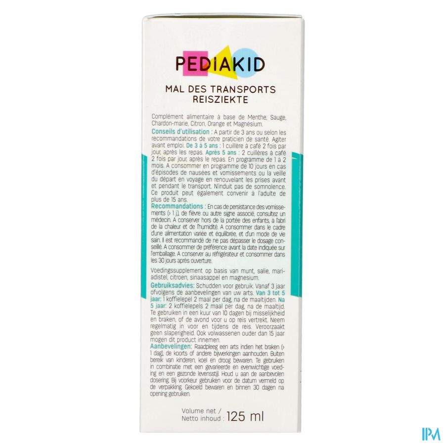 Pediakid Mal Des Transports Sol Buv Fl 125ml 7