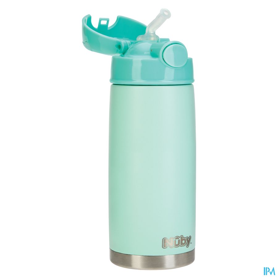 Nuby Pastel Thermosbeker Inox 420ml Groen 3j+ 3