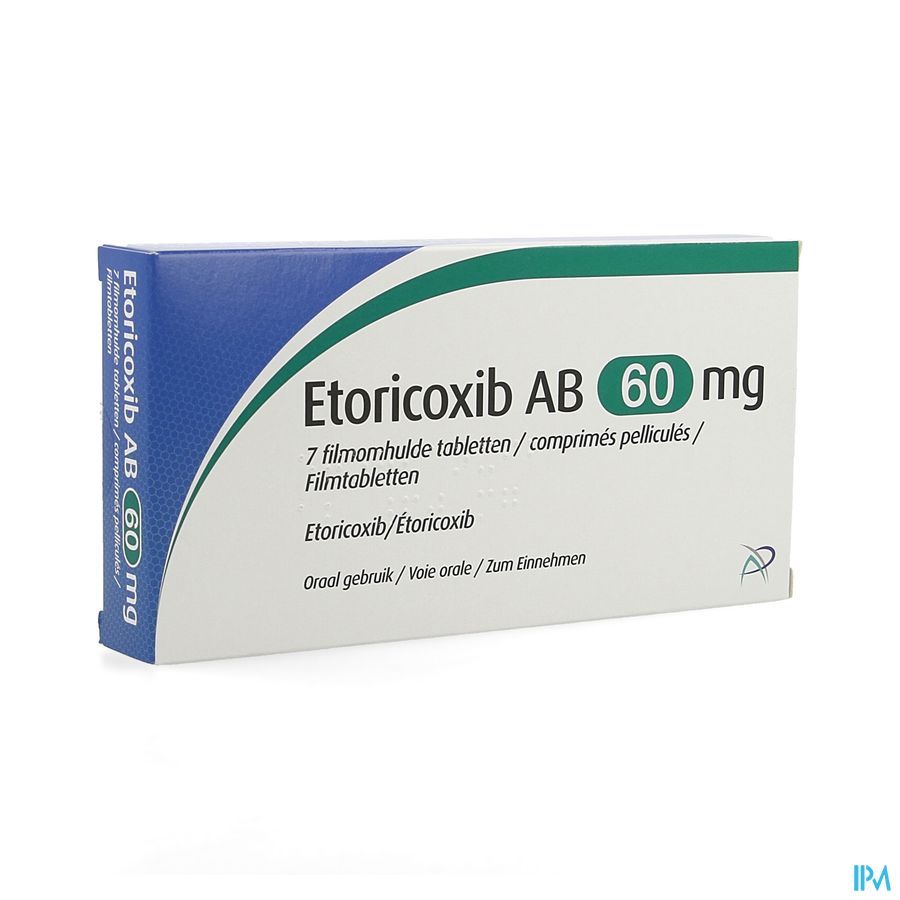 Etoricoxib Ab 60mg Filmomh Tabl 7 X 60mg Etoricoxib Ab 60mg Filmomh Tabl 7 X 60mg
