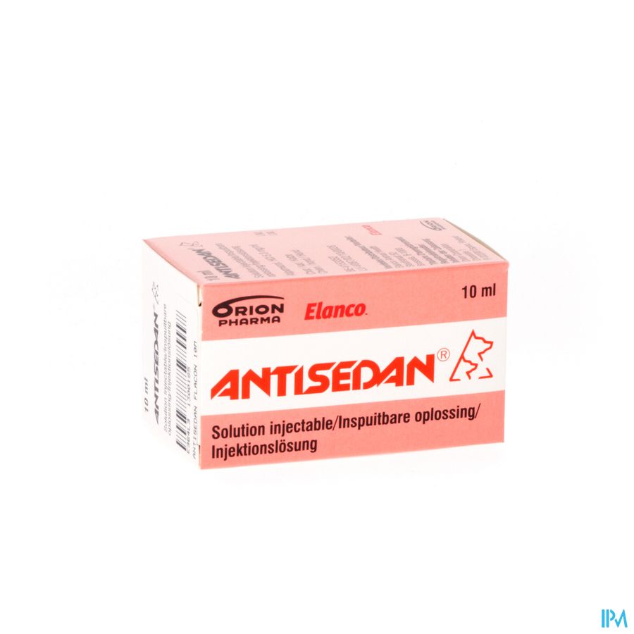 Antisedan 5mg/ml Vet Inj Fl 10ml Antisedan 5mg/ml Vet Inj Fl 10ml