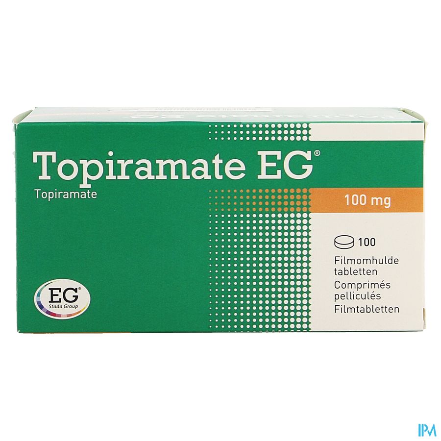 Topiramate EG 100Mg Comp Pell 100X100Mg 1