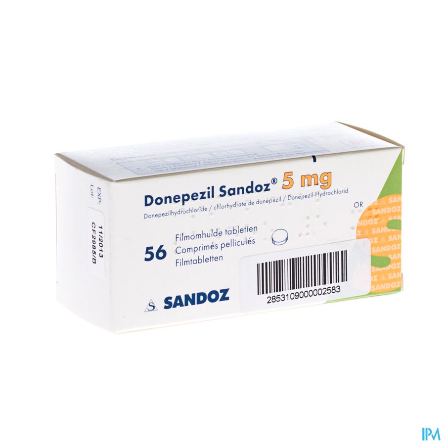 Donepezil Sandoz 5,0mg Filmomh Tabl 56 X 5,0mg Donepezil Sandoz 5,0mg Filmomh Tabl 56 X 5,0mg