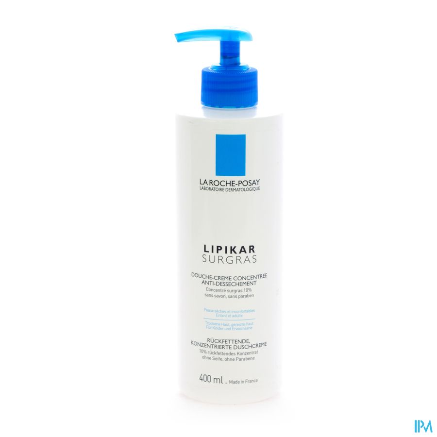 La Roche Posay Lipikar Overvet Douche Cr Tegen Uitdrogen400ml 2