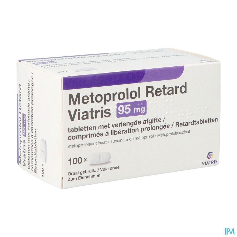 Metoprolol Viatrs 95mg Comp Retard 100 Metoprolol Viatrs 95mg Comp Retard 100