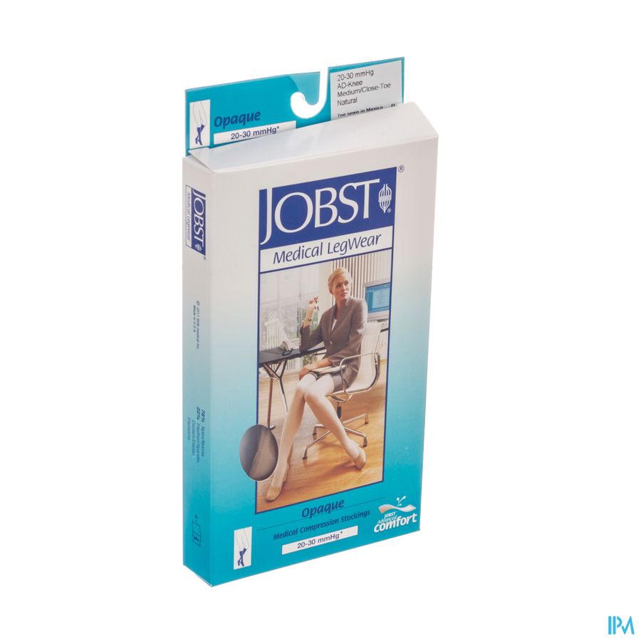 Jobst Opaque 20-30 K2 Knie Beige M 7521800