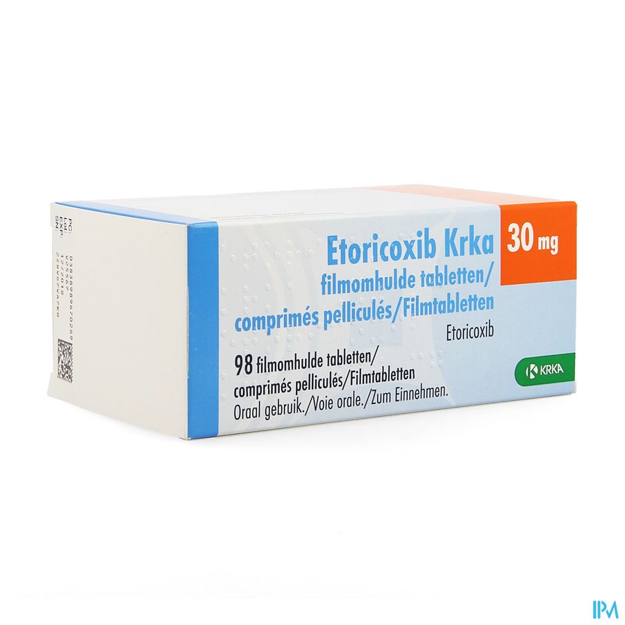 Etoricoxib Krka 30mg Filmomh Tabl 98 X 30mg Etoricoxib Krka 30mg Filmomh Tabl 98 X 30mg
