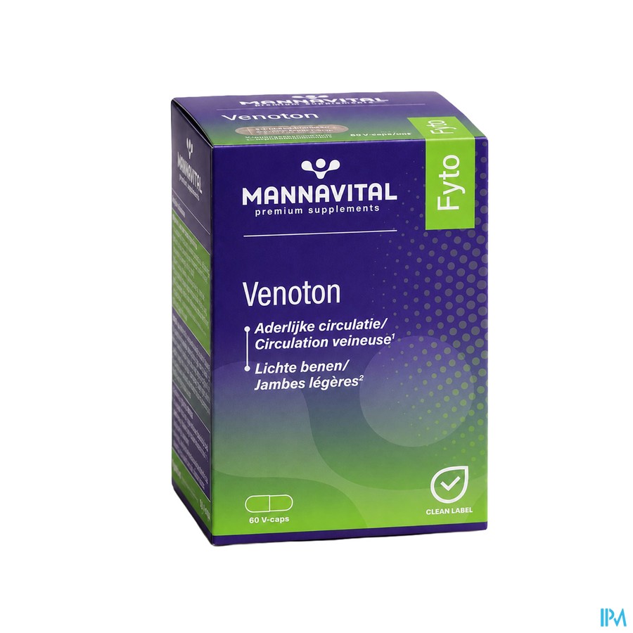 Mannavital Venoton V-caps 60