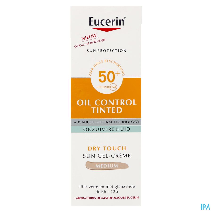 Eucerin Sun Protection Oil Tinted Med Spf50+ 50ml 5