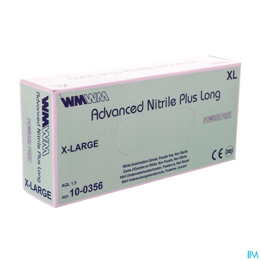 Advanced Gant Nitril+ Long S/pdr Xl 100