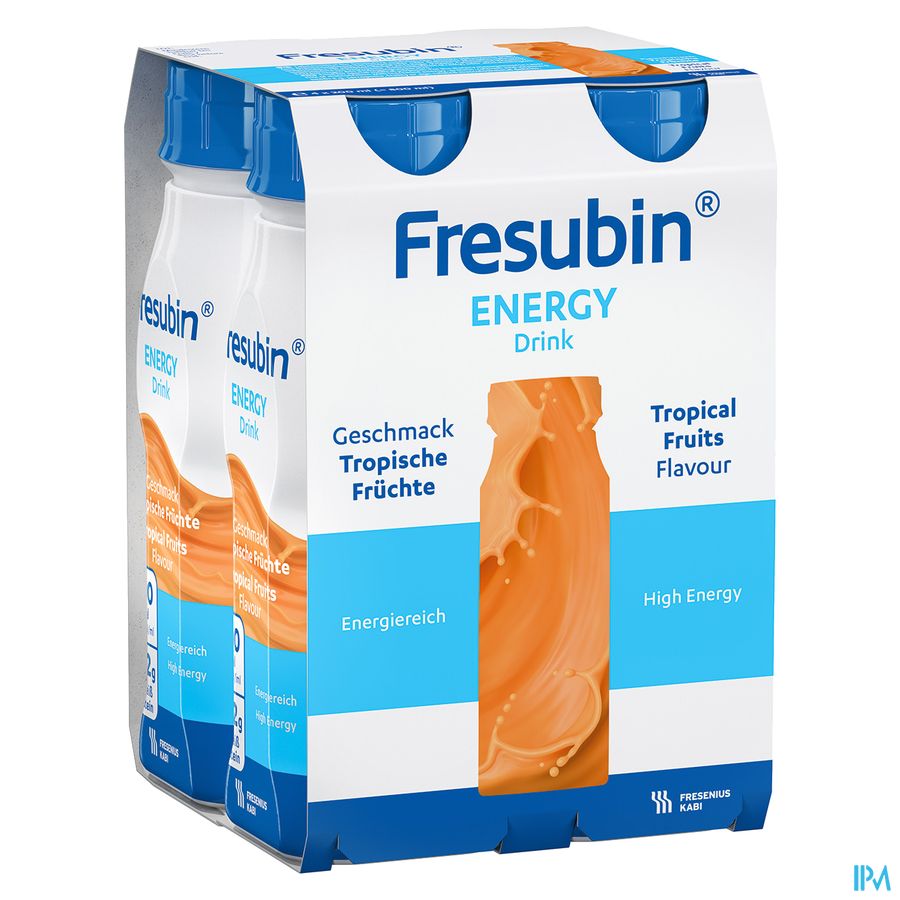 Fresubin Energy Drink 200ml Fruits Tropicaux/tropische Vruchten 4