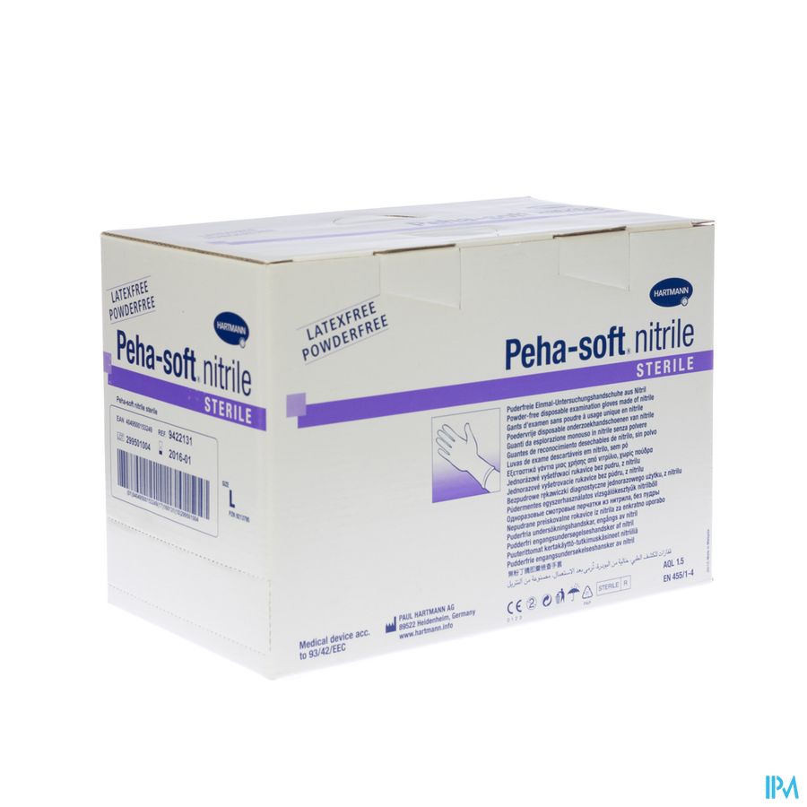 Peha-soft Nitrile Steriel l 50 Pr Peha-soft Nitrile Steriel l 50 Pr