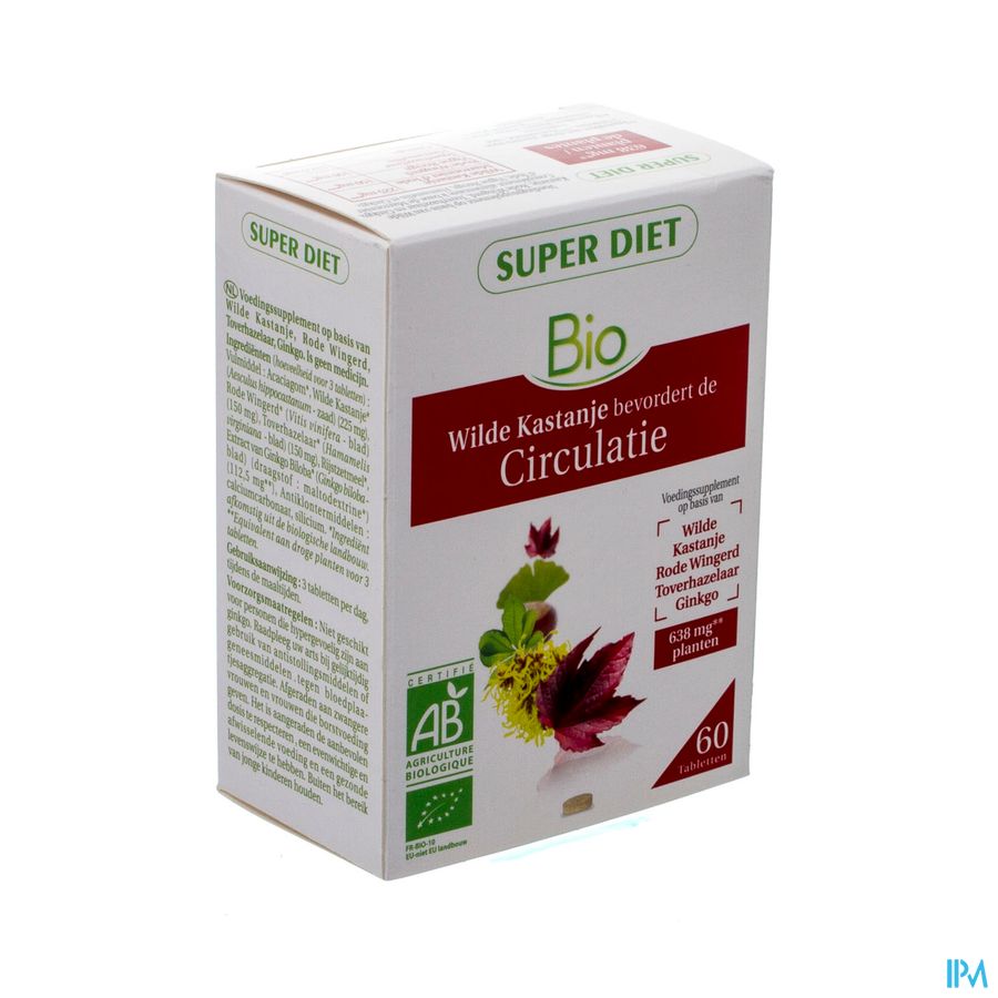 Superdiet Complexe Circulatio Bio Comp 60 Superdiet Complexe Circulatio Bio Comp 60