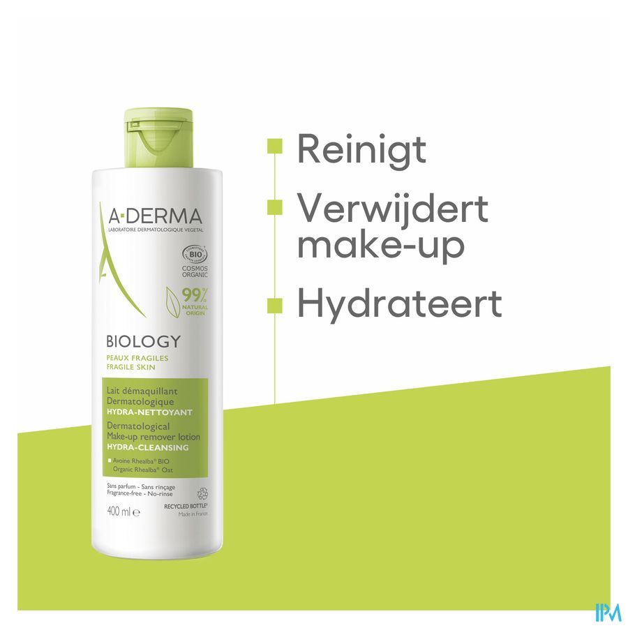 Aderma Biology Micellaire Melk Dermatolog. 400ml 7