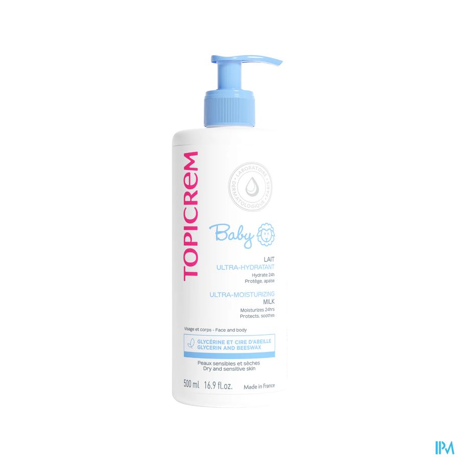 Topicrem Baby Ultrahydraterende Melk 500ml 1