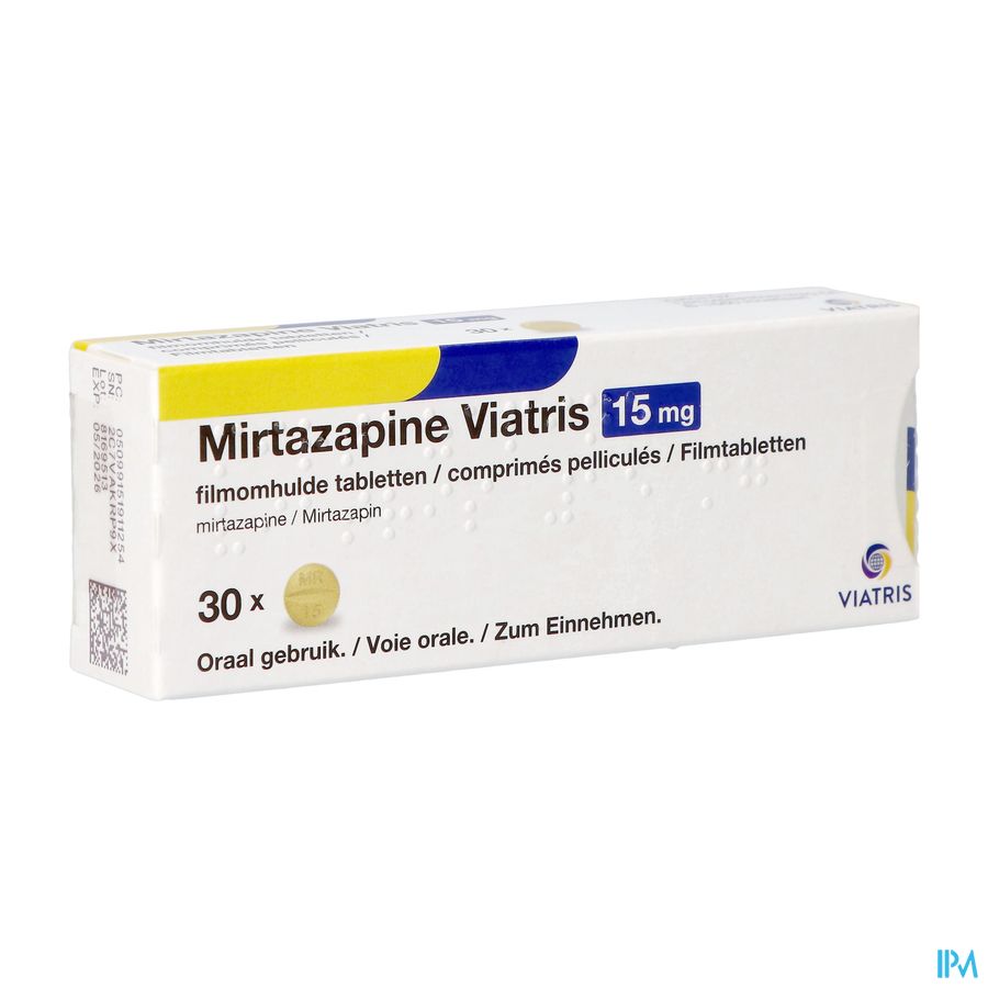 Mirtazapine Viatris 15mg Tabl 30 Mirtazapine Viatris 15mg Tabl 30