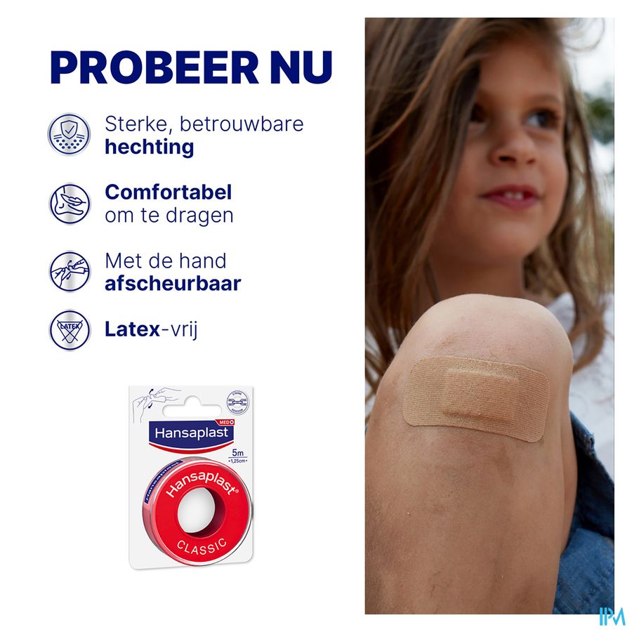 Hansaplast Fixation Tape Classic 5mx1,25cm 4