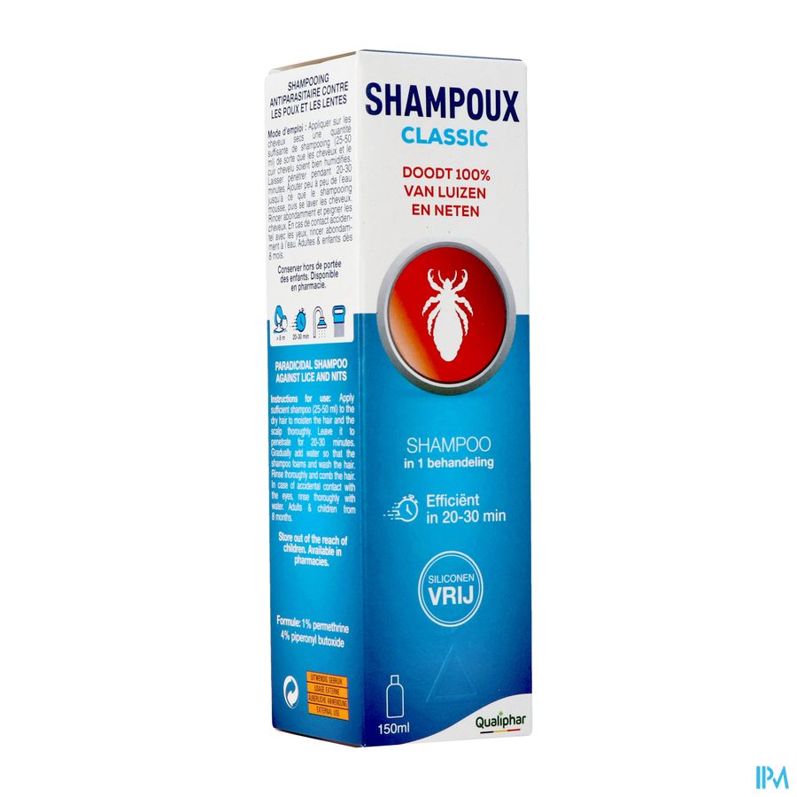 Shampoux Classic Shampoo A/luizen 150ml