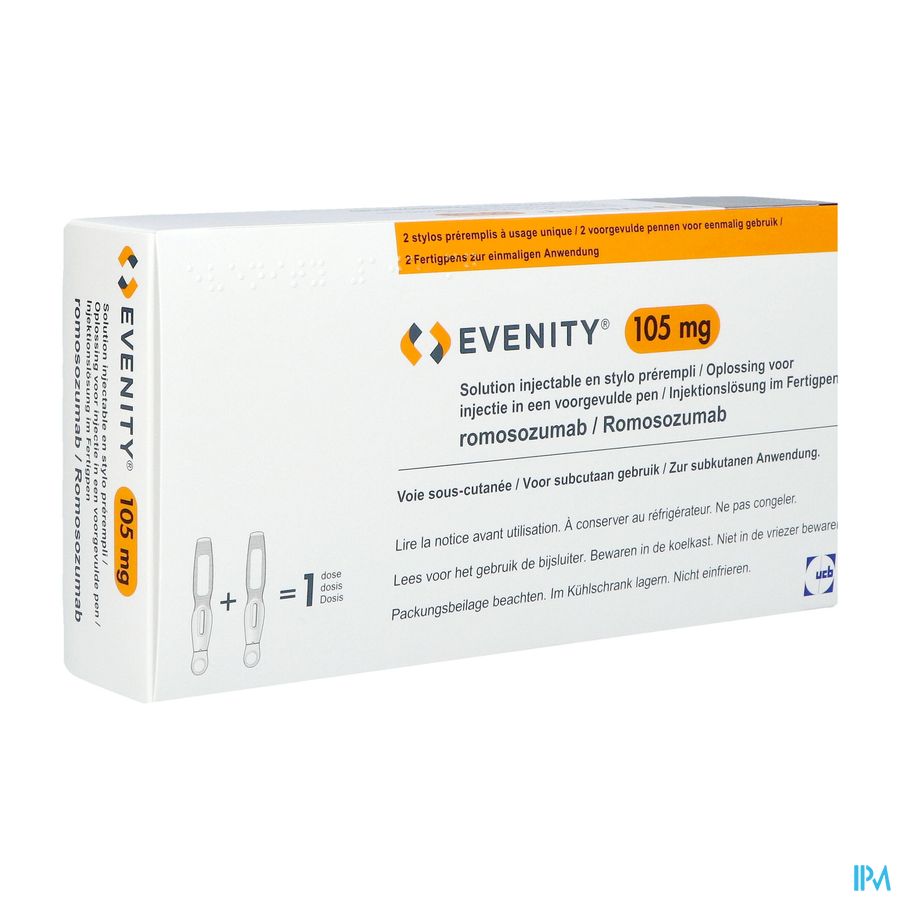 Evenity 105mg opl. inj. voorgev. pen 2 Evenity 105mg opl. inj. voorgev. pen 2