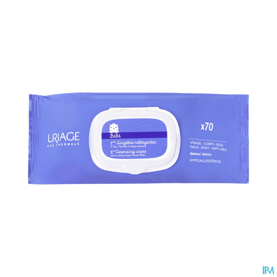 Uriage Bb 1ere Reinigingsdoekjes 2x70 Uriage Bb 1ere Reinigingsdoekjes 2x70