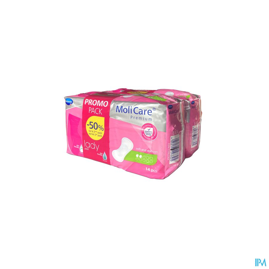 Molicare Premium Lady Pad 2 Drops 2x14 Promopack